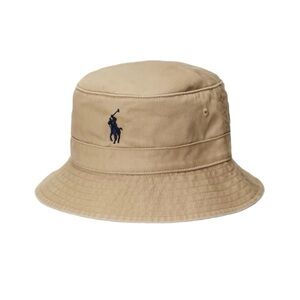 Polo Ralph Lauren Men’s Tan Cotton Chino Bucket Hat Size S/M